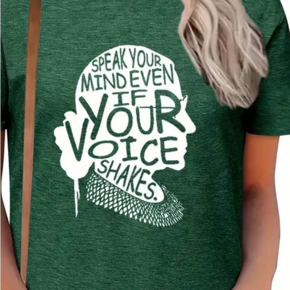 Crew Neck T-Shirt - Classic Crew Neck Design, Comfortable Short sleeve L green